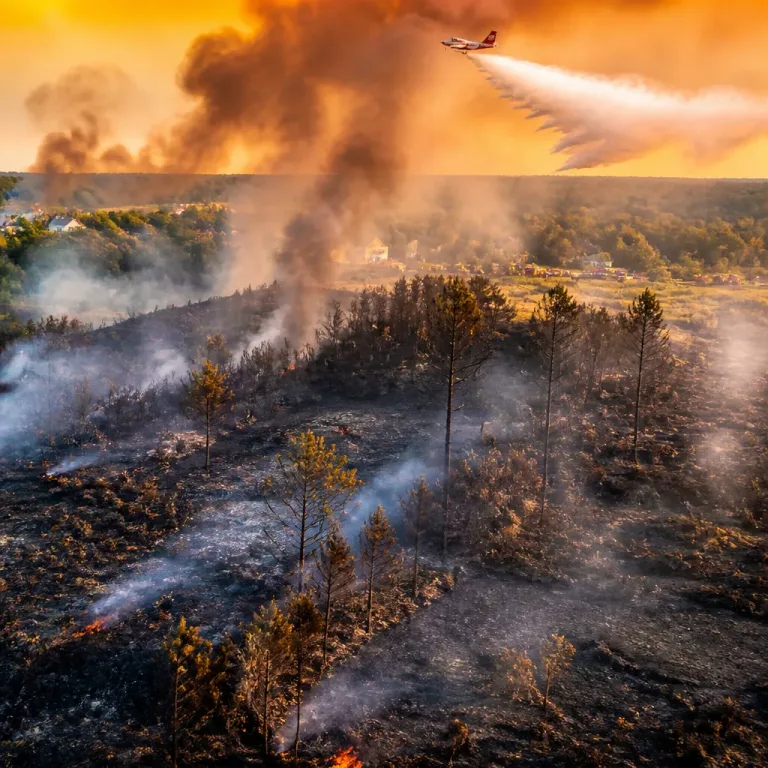 Grand incendie dans les Fagnes : plus de 2 000 hectares ravagés, des villages évacués