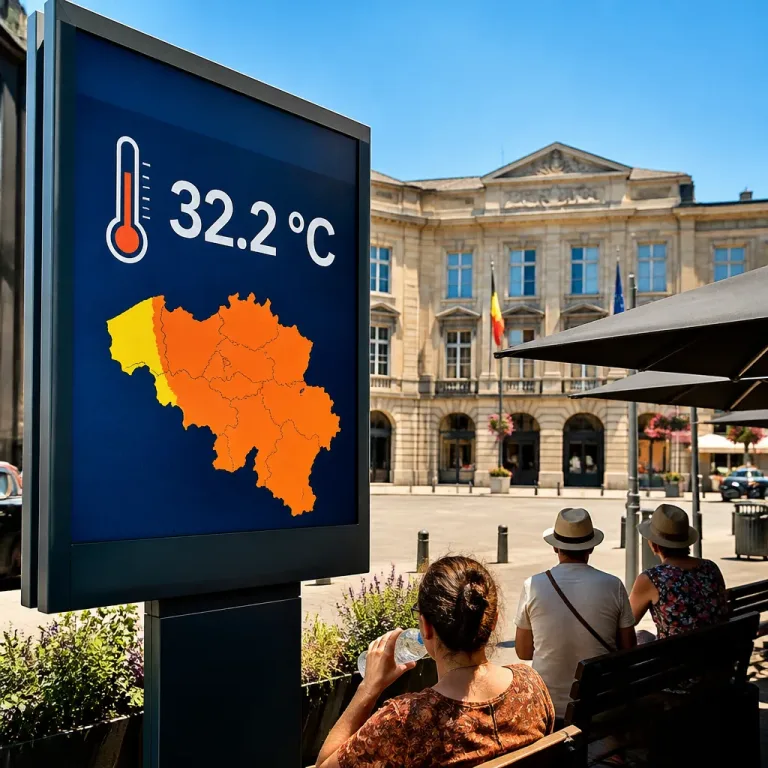 Canicule : quasi toute la Belgique en alerte orange, des records battus à Uccle