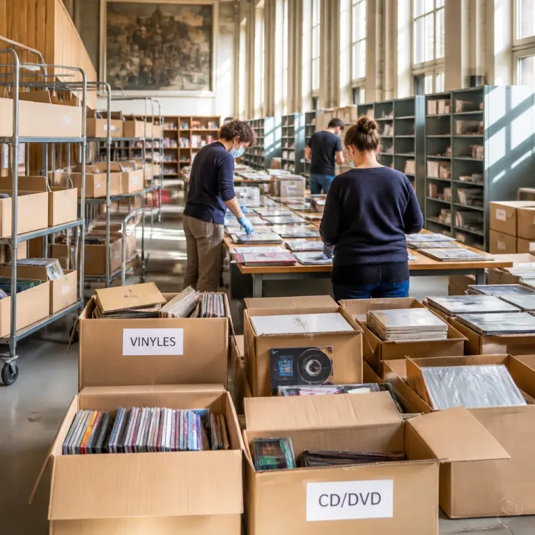 La Bibliothèque royale accueille 280 000 disques de la Médiathèque : un transfert du patrimoine sonore belge
