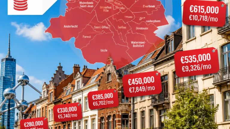 Bruxelles : acheter une maison demande des revenus bien supérieurs à la moyenne régionale