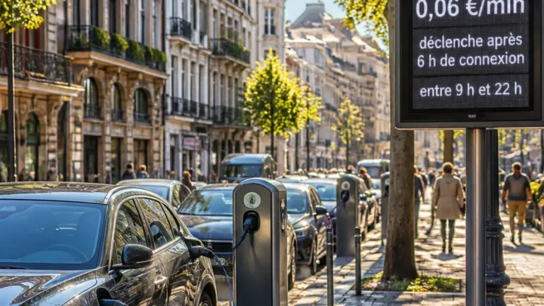 Bruxelles institue un tarif de rotation sur les bornes publiques dès le 1er octobre 2026