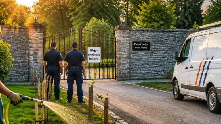 Canicule et restrictions d’eau : comment la résidence « Forest Lodge » échappe partiellement aux interdictions