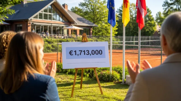 Ciney : 1,713 million d’euros validé pour le Tennis Club Saint‑Gilles, un coup de pouce attendu