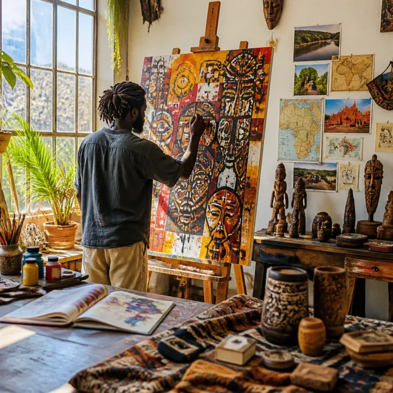 Ben D. : voyages et cultures du monde au cœur d’un atelier en Vendée