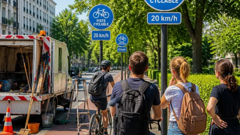 Des panneaux « non réglementaires » sème la confusion boulevard de la Woluwe à Bruxelles