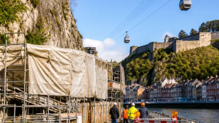Dinant : le téléphérique de la citadelle remplacé, les normes européennes pointent l'obsolescence