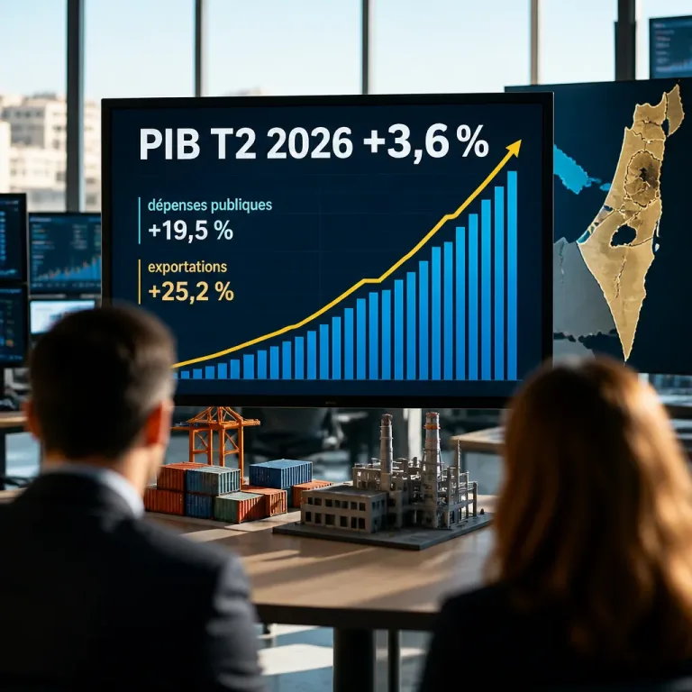 Israël : fort rebond apparent au T2 2026, mais la croissance réelle reste limitée