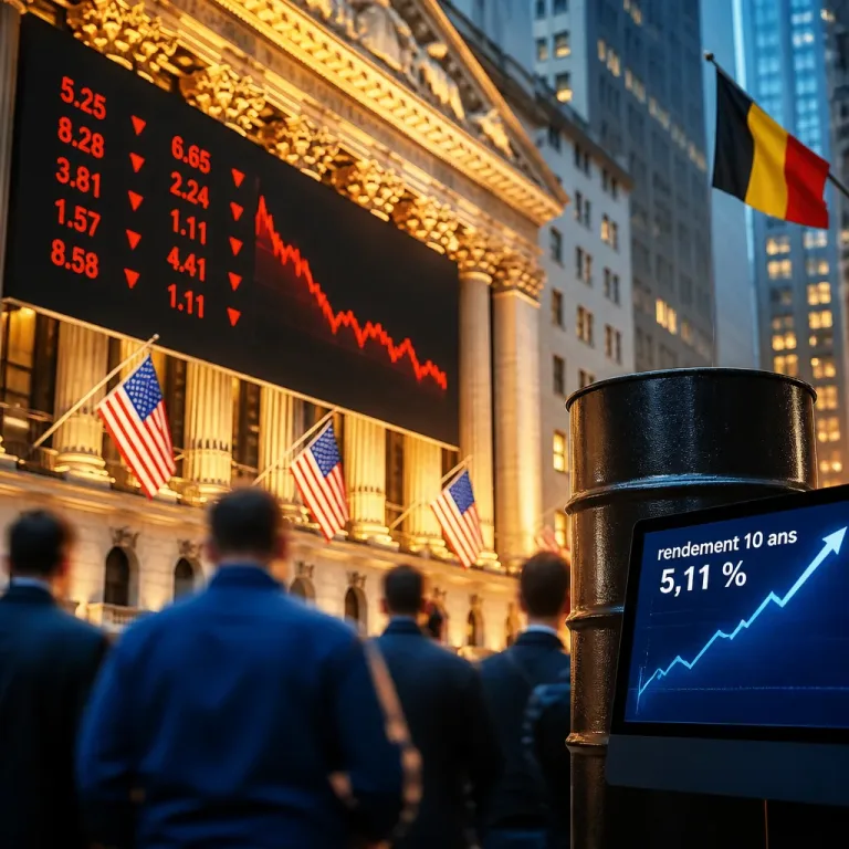 Wall Street recule : les taux obligataires au plus haut depuis 2007 inquiètent les marchés