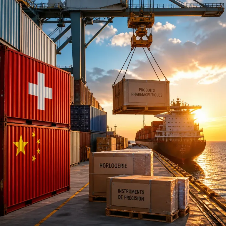 La Suisse modernise son accord commercial avec la Chine : un coup de pouce majeur pour ses exportations