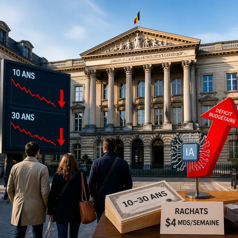 Hausse des taux américains liée à l’IA : Washington augmente ses rachats pour calmer les marchés