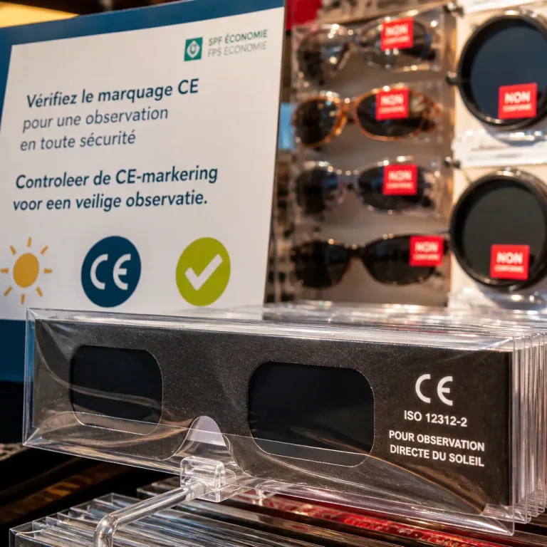 Achat de lunettes pour l’éclipse : le SPF Économie met en garde contre les modèles non conformes