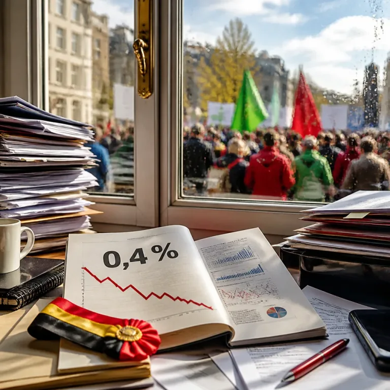 L’Insee sonne l’alerte : croissance ramenée à +0,4 % et tensions sociales accrues en France