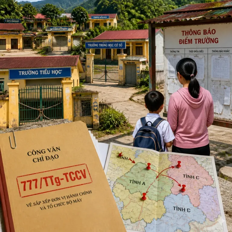 Réorganisation scolaire au Vietnam : cap vers une réduction ciblée d’environ 30 % des établissements