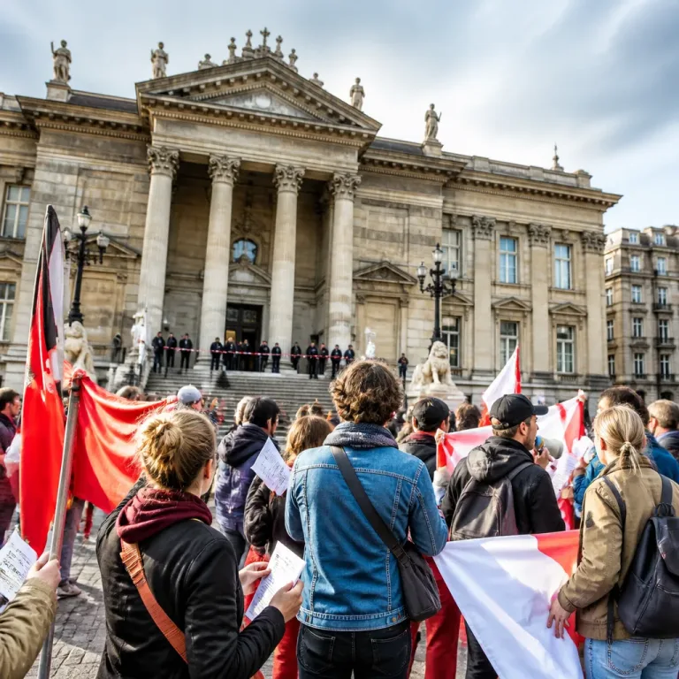 À Charleroi, des syndicats enseignants interpellent Valérie Glatigny lors de l'inauguration de la Cité des métiers