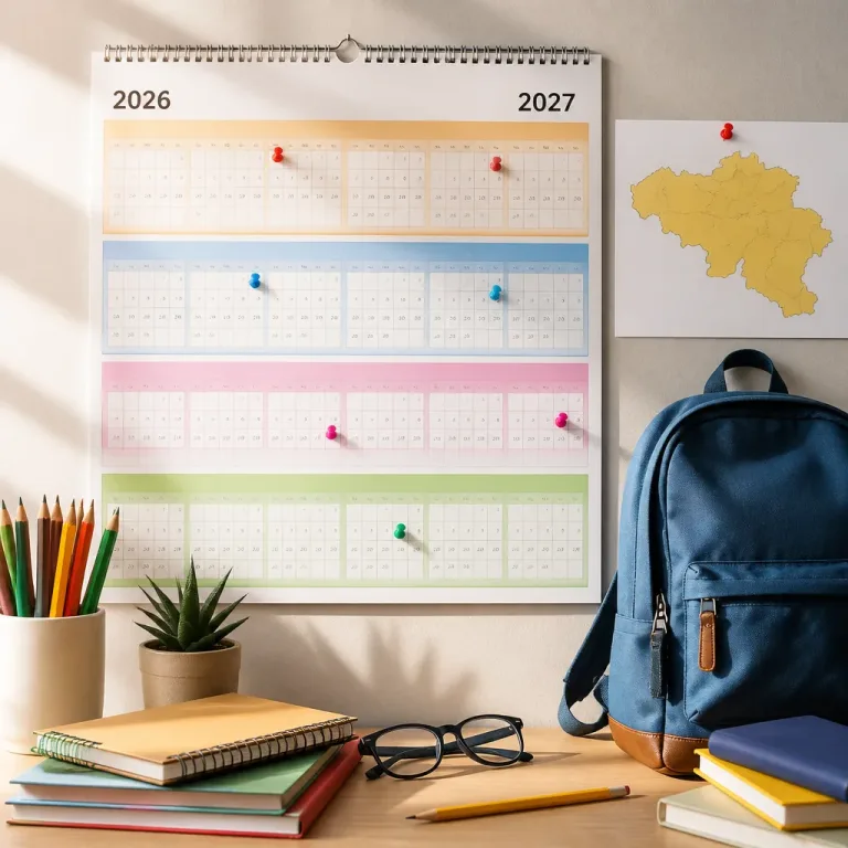 Vacances scolaires 2026-2027 : dates clés pour la Fédération Wallonie‑Bruxelles et la Flandre