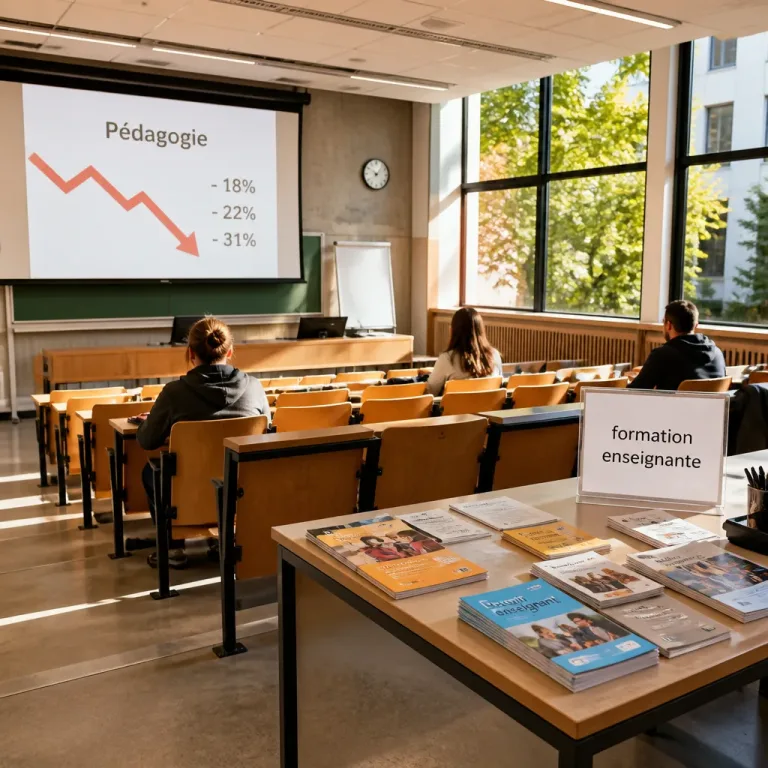Filières pédagogiques en crise : forte baisse des inscriptions en Fédération Wallonie‑Bruxelles