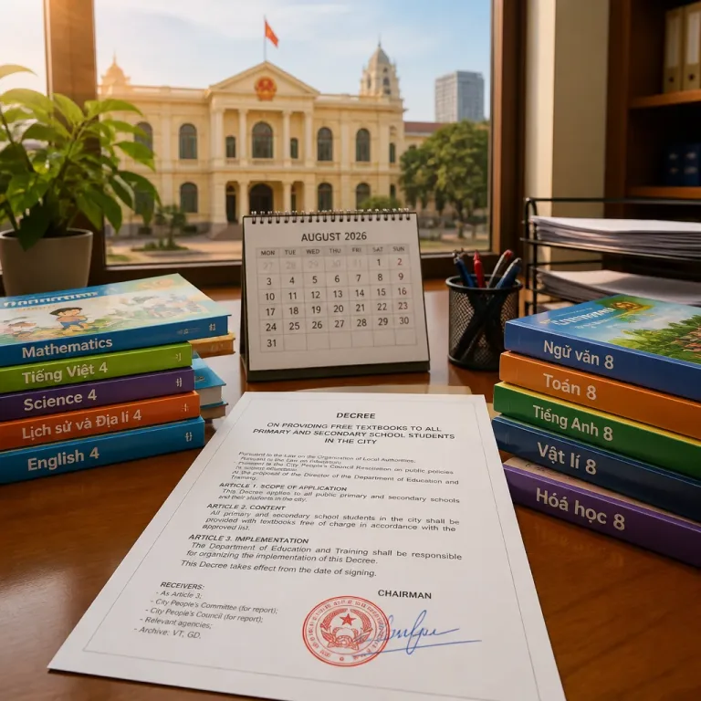 Hanoï annonce la fourniture gratuite des manuels pour la rentrée 2026-2027