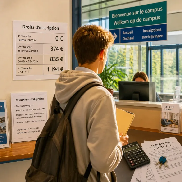 Minerval 2026-2027 : quatre paliers et des conditions strictes pour bénéficier d’un tarif réduit