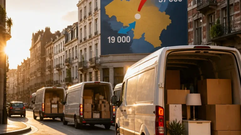 Exode interne : 37 000 Bruxellois ont quitté la Région en 2025, mais la population reste stable