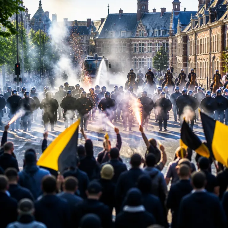 La Haye : une manifestation d'extrême droite dégénère en heurts et slogans antisémites