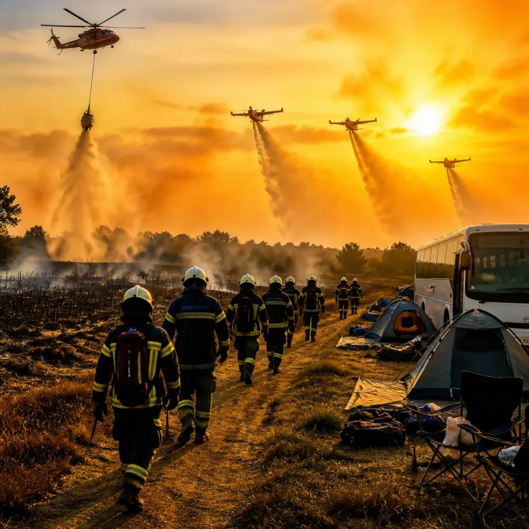 Incendie près de Nîmes : le camping de la Bastide évacué, les moyens aériens mobilisés