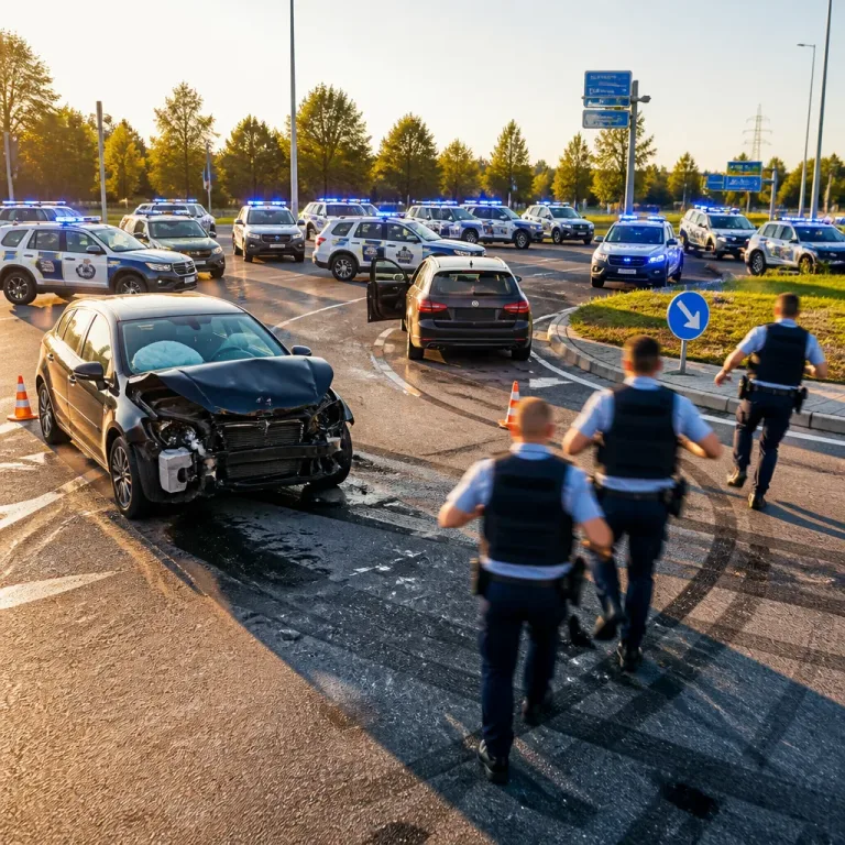 Québec : une poursuite pour vol de véhicule se termine par une collision à Sherbrooke, le conducteur s'enfuit à pied