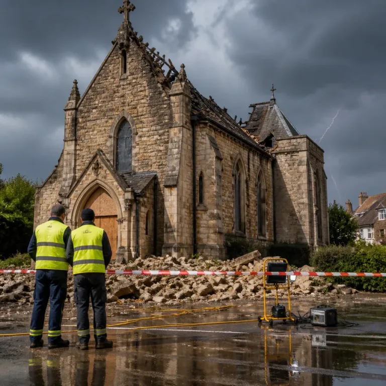 La foudre frappe l’église Saint-Joseph du Passage : édifice fermé, cérémonies suspendues