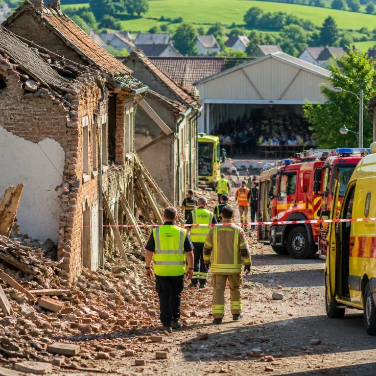Tornade dans l'Aude : Pomas durement frappé, 41 personnes prises en charge et 300 maisons endommagées