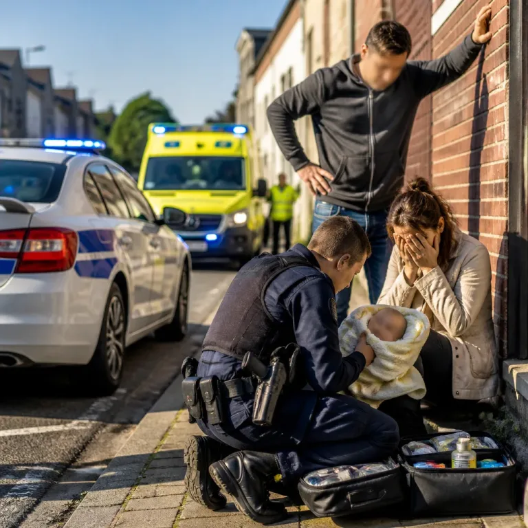 Yvelines : un policier municipal ranime un bébé en détresse dans la rue à Mantes‑la‑Jolie