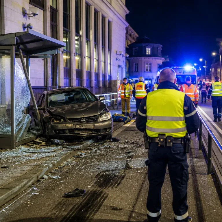 Caen : une voiture fonce sur un groupe près de la gare, bilan porté à deux morts et neuf blessés