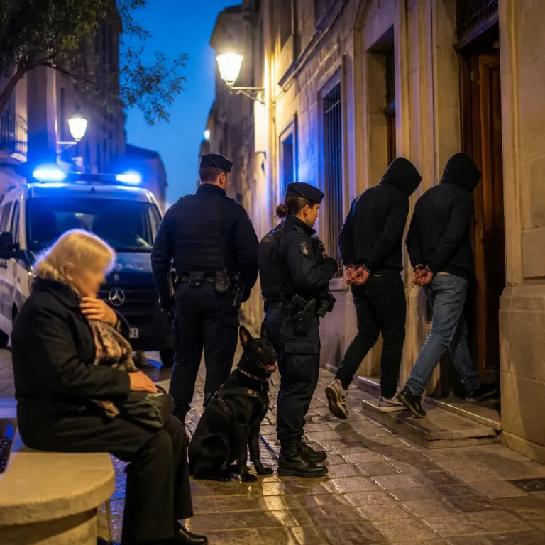 Nîmes : une septuagénaire dépouillée, deux suspects arrêtés grâce à l’unité canine