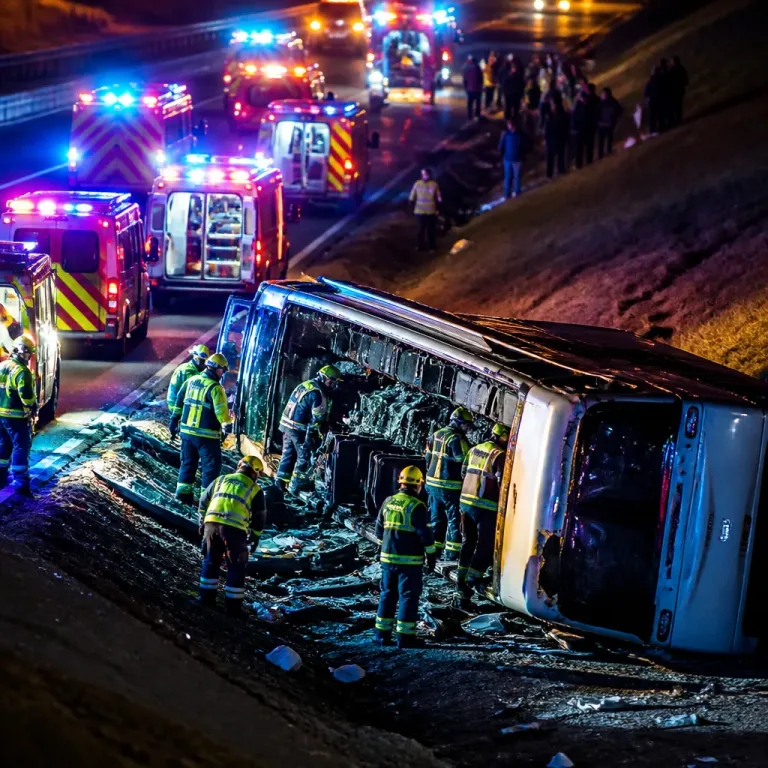 Renversement d’un autocar polonais en Hongrie : au moins 12 morts et plusieurs blessés graves