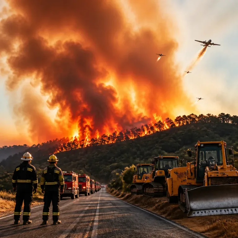 Incendie en Lozère : près de 100 hectares brûlés, 260 pompiers mobilisés et évacuations