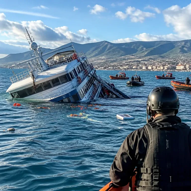 Naufrage d’un ferry au large de Chypre‑Nord : des dizaines de personnes en danger, des morts signalés