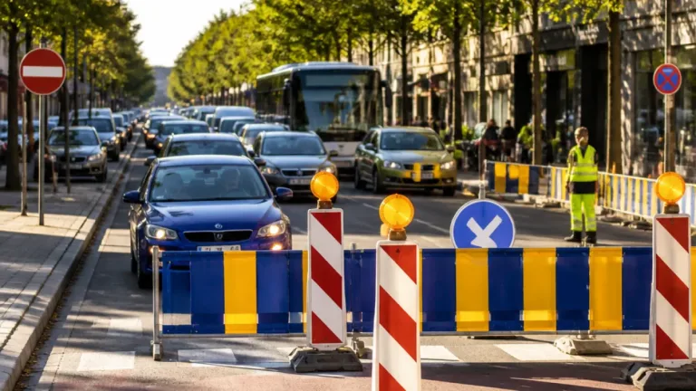Fermeture de l'avenue Cicéron : circulation paralysée et commerces impactés à Evere