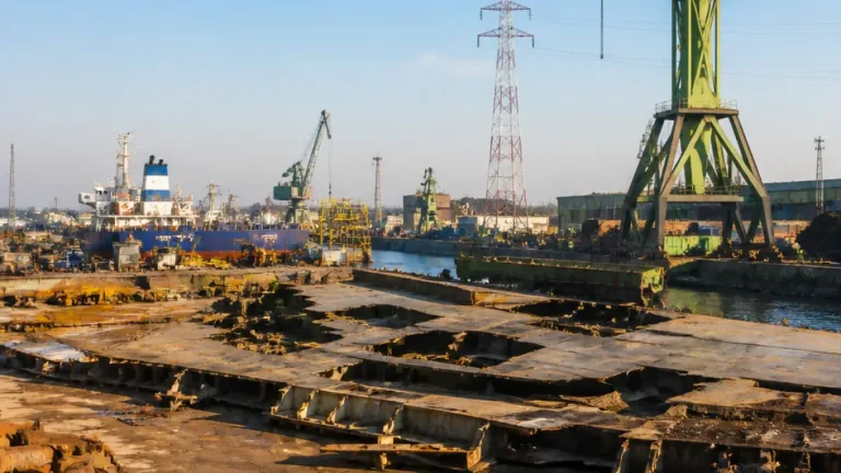 Gand : l’Astoria et le Joseph Roty II démontés au chantier de démolition navale Galloo