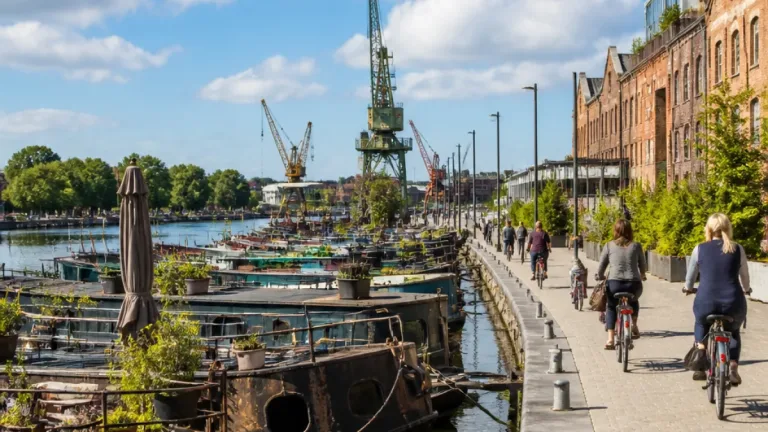 Gand réinvente ses docks : des péniches-habitations aux espaces culturels