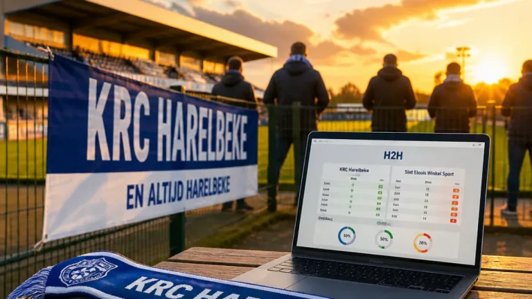 Harelbeke : le face-à-face KRC Harelbeke – Sint Eloois Winkel Sport détaillé par Futbol24