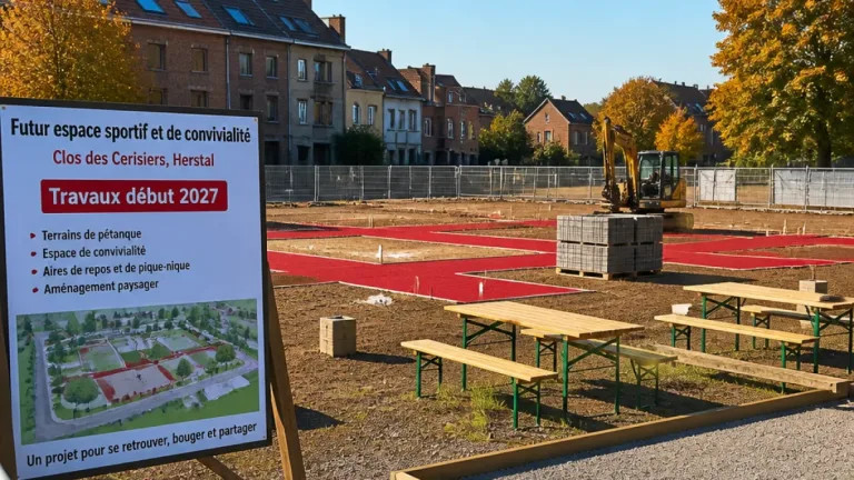Herstal : un Belgian Red Court aux Clos des Cerisiers, travaux annoncés pour 2027