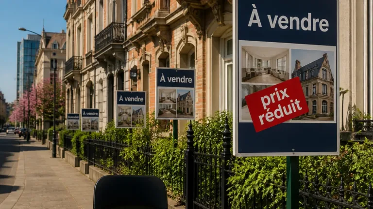 Immobilier à Bruxelles : le marché ralentit sous l’effet de la fiscalité, des normes et des taux