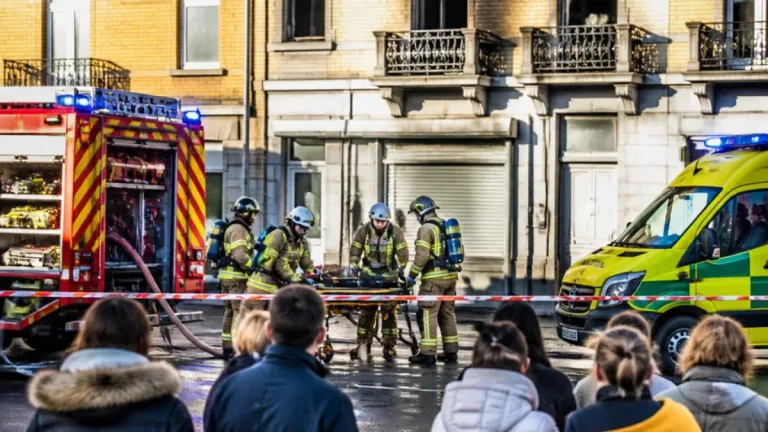Incendie dans un appartement de la chaussée de Gand à Berchem-Sainte-Agathe : un blessé, un logement inhabitable