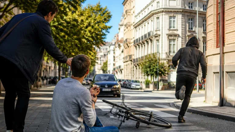 Ixelles : un cycliste renversé et dépouillé de sa montre, le suspect toujours recherché
