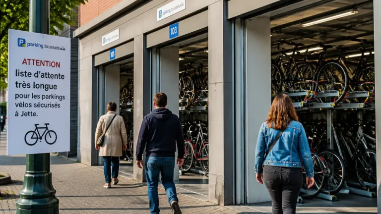 Jette : 72 nouvelles places sécurisées pour vélos inaugurées dans trois cycloparkings