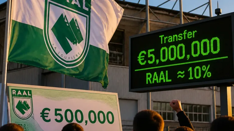 La Louvière : la RAAL va toucher près de 10 % du transfert de Jerry Afriyie à Genk