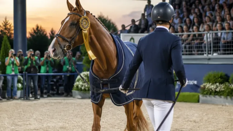 Lanaken : Elotte et Roosje Brouwer sacrées championnes du monde des chevaux de sept ans