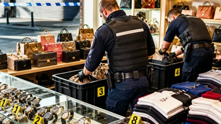 Liège : un important stock d'articles de luxe contrefaits saisi dans une boutique de Jupille
