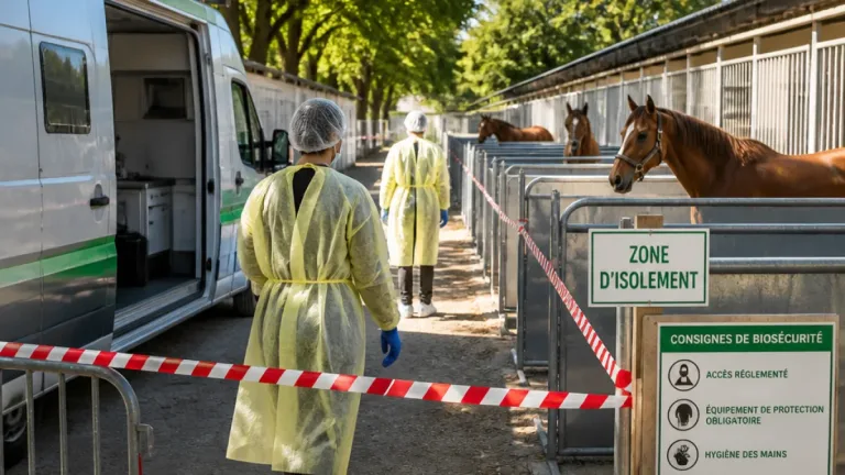 Lokeren : un cheval positif à l'anémie infectieuse équine, 87 animaux mis en isolement et euthanasie décidée