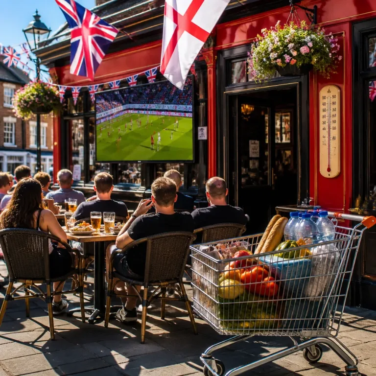 Au Royaume‑Uni, la canicule et la Coupe du monde stimulent des dépenses alimentaires et en pubs