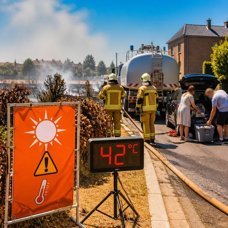 Canicule : 80 départements en vigilance orange, des pointes supérieures à 42 °C et plusieurs incendies en lien avec la chaleur