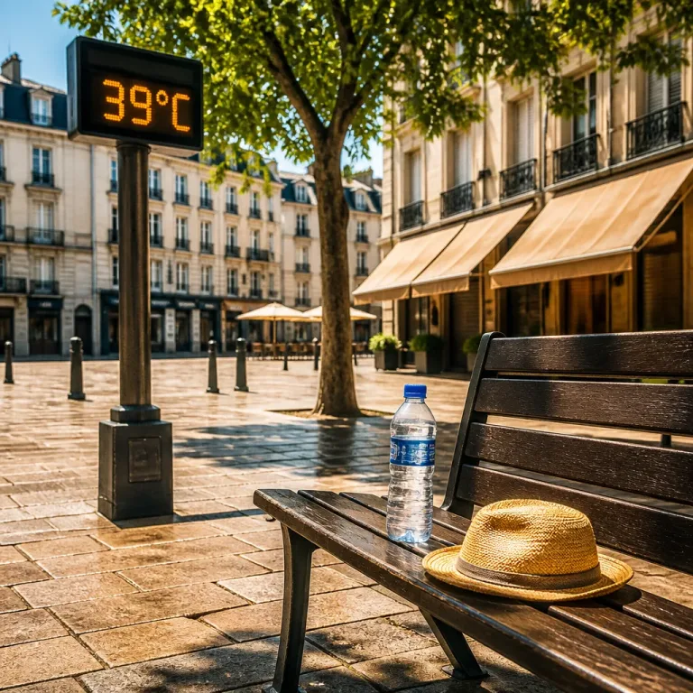 Nantes sous forte chaleur : des valeurs jusqu’à 39 °C, prudence et conseils pratiques